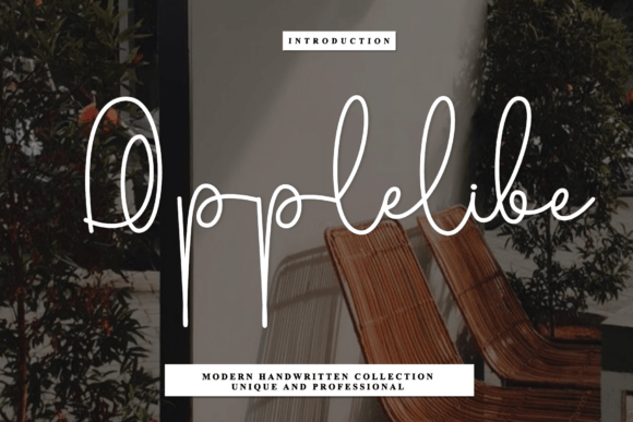 Applelibe: A Handwritten Font for Crafters and Creators