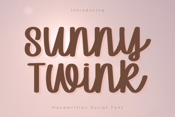 Bring Cheer to Your Creations with Sunny Twink Font