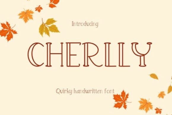 Cherlly: A Charming Handwritten Font for Crafters