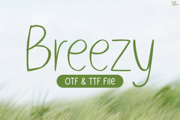 Discover Breezy: A Versatile Sans Serif Handwritten Font