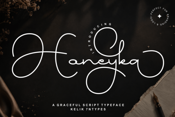 Discover Honeyka: A Graceful Script Typeface for Crafters