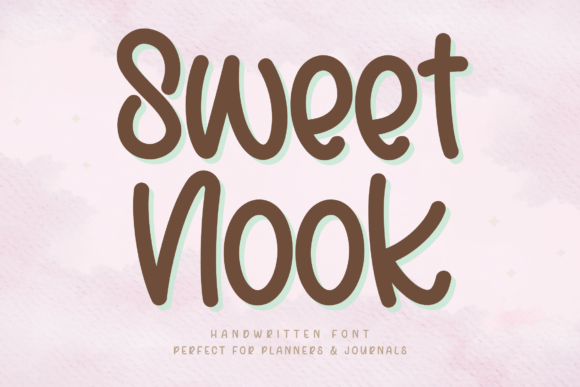 Discover Sweet Nook: A Cozy Handwritten Font for Web Design
