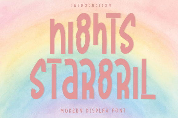 Elevate Your Brand with Nights Stargril: A Modern Handwritten Font