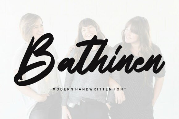 Enhance Your Campaign with Bathinen: A Premium Script Font