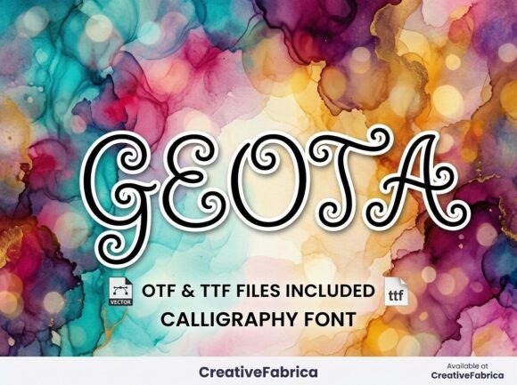 Geota: The Elegant Script Font for High-Impact Campaigns