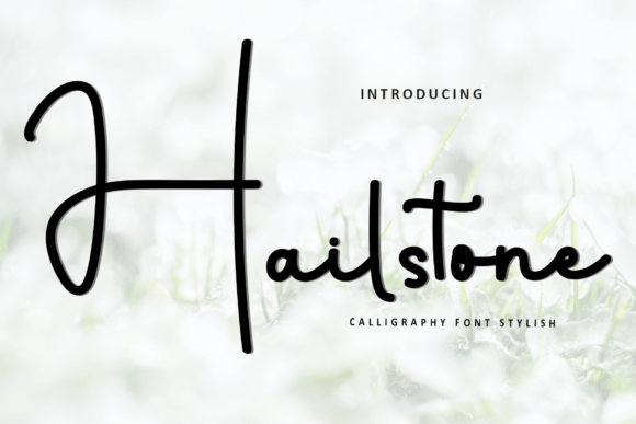 Hailstone: A Festive Font for Captivating Campaigns