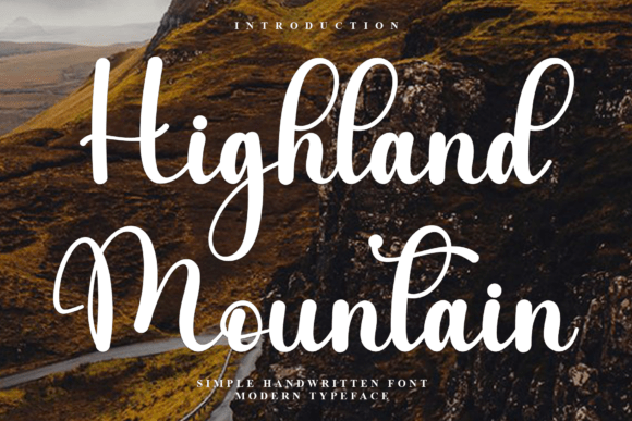 Highland Mountain: A Charming Font for Crafters and Creators