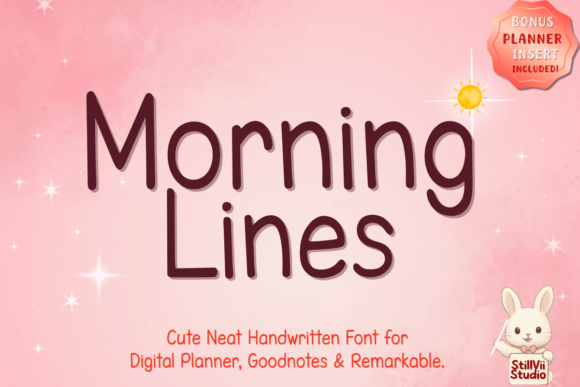 Introducing Morning Lines: A Clean Handwritten Font for Editorial Design