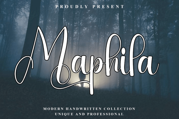 Maphila: A Sophisticated Script Font for Modern Web Design