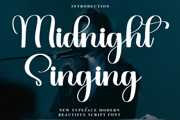 Midnight Singing: A Warm and Playful Font for Crafters