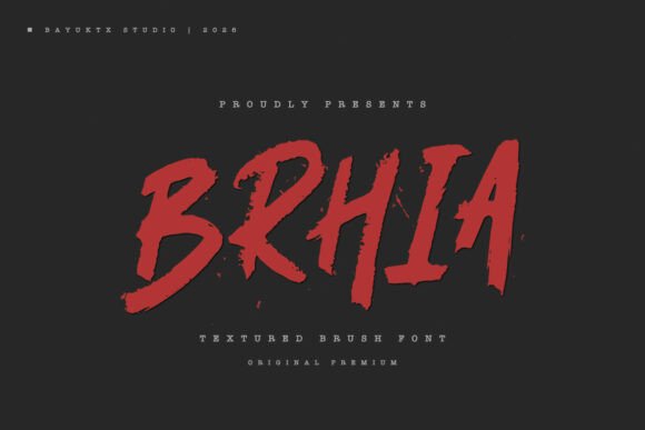 Transform Your Brand with Brhia: A Bold and Expressive Font