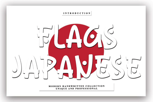 Transform Your Brand with Flags Japanese Font