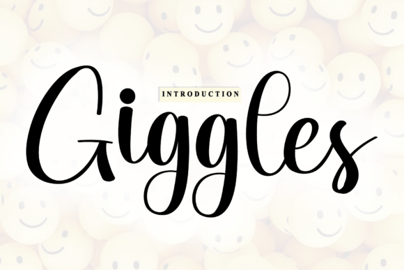 Transform Your Brand with Giggles: A Charming Handwritten Font