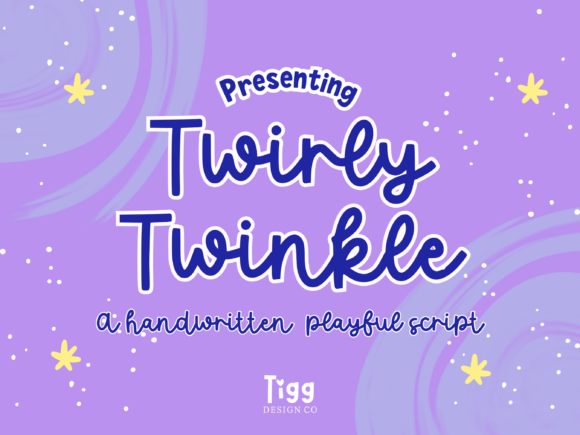 Twirly Twinkle: A Playful Script Font for Web Design