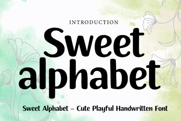 Unleash Creativity with Sweet Alphabet: A Playful Handwritten Font