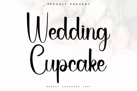 Wedding Cupcake: A Charming Handwritten Font for Web Design